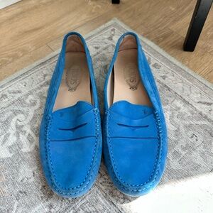 Tod's Driving Shoes in Blue size 39.5